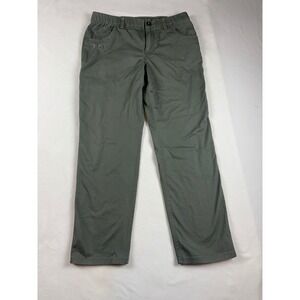 Under Armour Mens Utility Pants Olive Green Straight Leg‎ 34x32 Cotton Blend